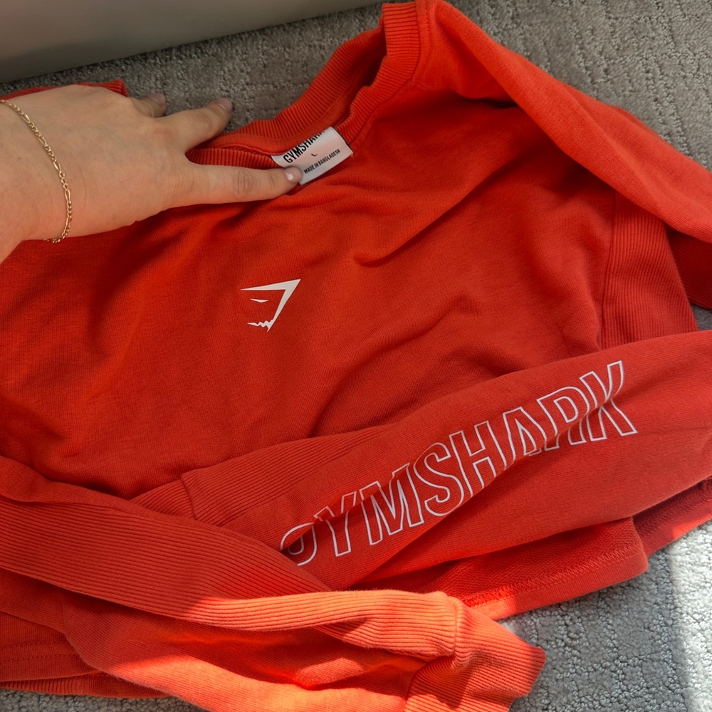Gymshark Bold Red Cropped Top